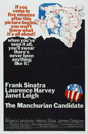 The Manchurian Candidate, Laurence Harvey,Frank Sinatra,Angela Lansbury,James Gregory,Janet Leigh,Henry Silva,Leslie Parrish,John McGiver,Khigh Dhiegh,James Edwards
