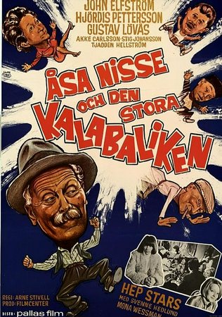 Åsa-Nisse och den stora kalabaliken, John Elfström, Gustaf Lövås, Hjördis Petterson