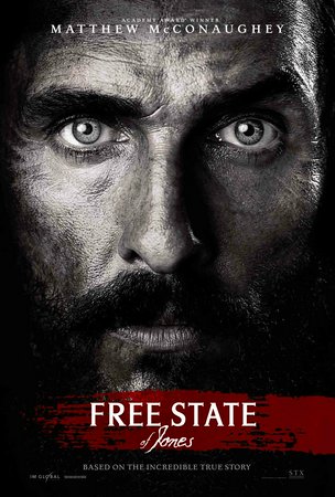 Free State of Jones, Matthew McConaughey, Gugu Mbatha-Raw, Keri Russell, Mahershala Ali, Jacob Lofland, Sean Bridgers, Jessica Collins, Liza J. Bennett, Christopher Berry, Wayne Pére