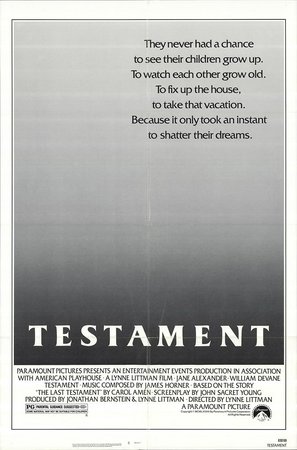 Testament, Jane Alexander, William Devane, Ross Harris, Roxana Zal, Lukas Haas, Philip Anglim, Lilia Skala, Leon Ames, Lurene Tuttle, Rebecca De Mornay