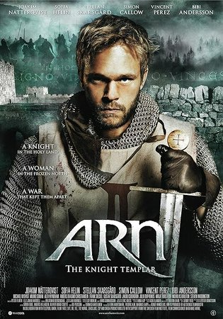 Arn: Tempelriddaren, Joakim Nätterqvist,Sofia Helin,Morgan Alling,Bibi Andersson,Stellan Skarsgård,Simon Callow,Vincent Perez,Sven-Bertil Taube,Steven Waddington,Michael Nyqvist
