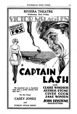 Captain Lash, Victor McLaglen,Claire Windsor,Jane Winton,Clyde Cook,Arthur Stone,Albert Conti,Jean Bary,Frank S. Hagney,Boris Charsky