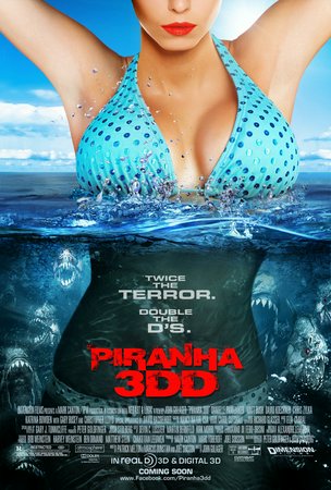 Piranha 3DD, Danielle Panabaker,Katrina Bowden,Jean-Luc Bilodeau,David Koechner,Chris Zylka,Adrian Martinez,Paul James Jordan,Meagan Tandy,David Hasselhoff,Christopher Lloyd