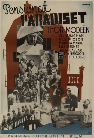 Pensionat Paradiset, Folke Helleberg,Julia Caesar,John Botvid,Marita Marke,Thor Modeen,John Botvid,Linnea Hillberg,Helga Brofeldt,Arne Lindblad,Carl-Gunnar Wingard
