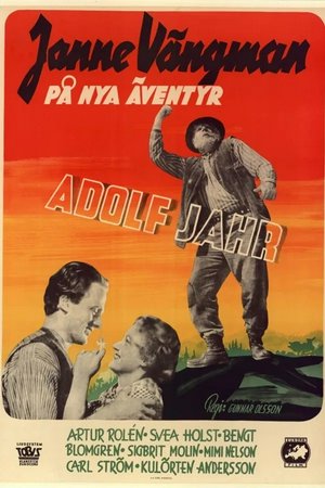 Janne Vängman på nya äventyr, Adolf Jahr,Birger Åsander,Agda Helin