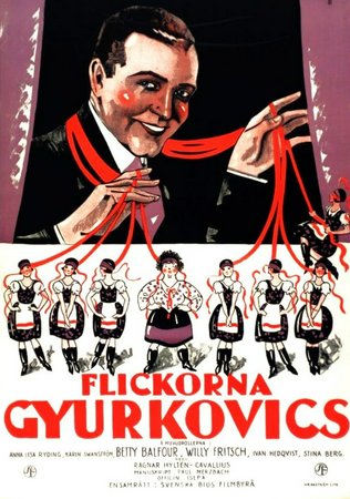 Flickorna Gyurkovics, Willy Fritsch,Betty Balfour,Lydia Potechina,Werner Fuetterer,Karin Swanström,Stina Berg