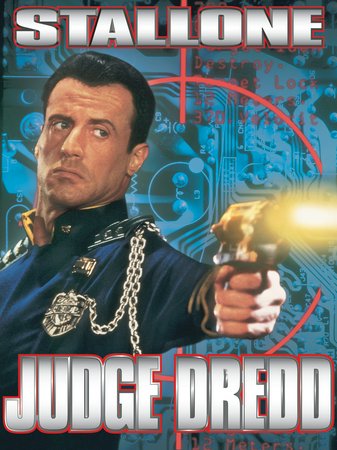 Judge Dredd, Sylvester Stallone,Armand Assante,Diane Lane,Rob Schneider,Joan Chen,Max von Sydow,Joanna Miles,Balthazar Getty,Maurice Roeves,Ian Dury