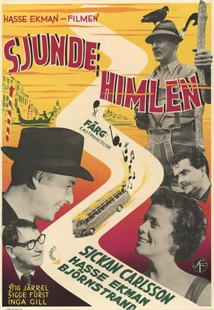 Sjunde himlen, Sickan Carlsson, Hasse Ekman, Gunnar Björnstrand