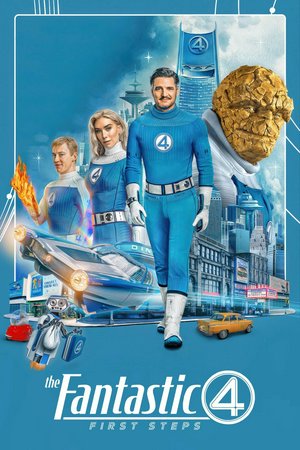 The Fantastic Four: First Steps, Pedro Pascal,Vanessa Kirby,Ebon Moss-Bachrach,Joseph Quinn