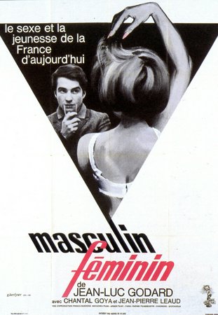 Masculin féminin, Jean-Pierre Léaud,Chantal Goya,Marlène Jobert,Michel Debord,Catherine Duport,Eva-Britt Strandberg,Birger Malmsten,Elsa Leroy,Françoise Hardy,Chantal Darget