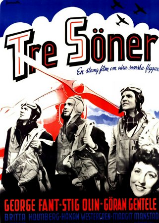 Tre söner gick till flyget, Håkan Westergren, Margit Manstad, George Fant
