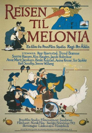 Resan till Melonia, Allan Edwall,Robin Carlson,Tomas von Brömssen,Ernst Gunther,Hans Alfredson,Ingvar Kjellson,Jan Blomberg,Nils Eklund