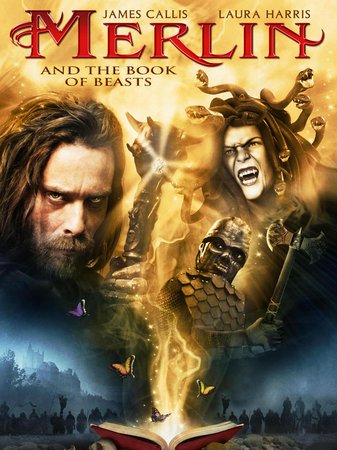 Merlin and the Book of Beasts, James Callis, Laura Harris, Jesse Moss, Patrick Sabongui, Donald Adams, Harris