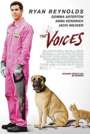 The Voices, Ryan Reynolds,Gemma Arterton,Anna Kendrick,Gulliver McGrath,Jacki Weaver,Ella Smith,Adi Shankar,Stanley Townsend,Sam Spruell,Valerie Koch
