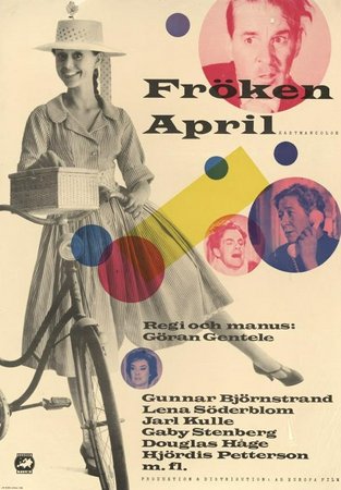  Fröken April, Gunnar Björnstrand,Lena Söderblom,Jarl Kulle,Gaby Stenberg,Douglas Hage,Hjördis Petterson,Sif Ruud,Per Oscarsson,Björn Gustafson,Meg Westergren